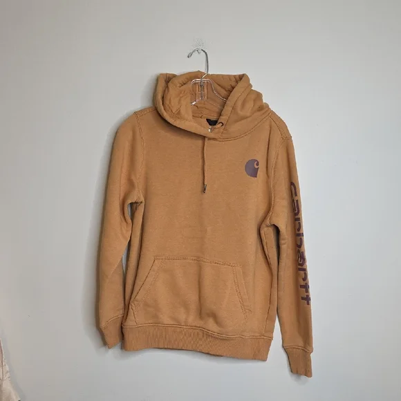 Carhartt Tan Hoodie for WOMEN SZ medium - Picture 1 of 6